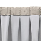 Grasscloth Lined Pinch Pleated Drapery Parchment - Parchment